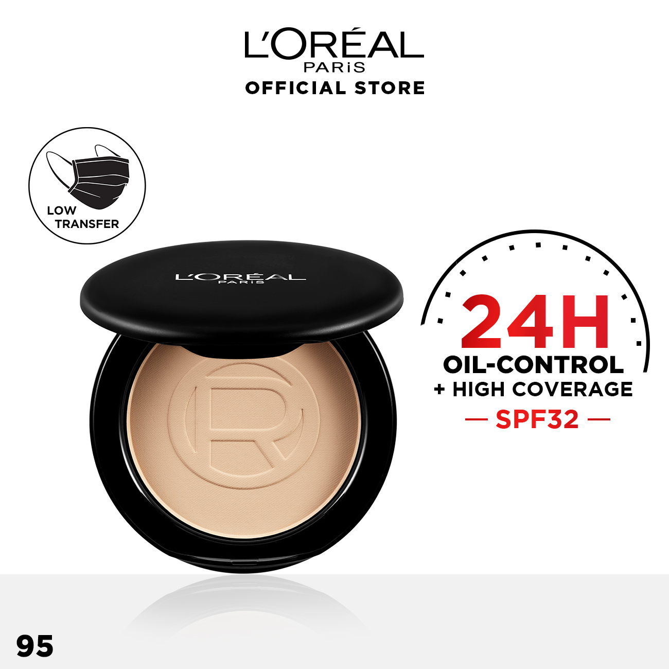 L'Oreal Paris Infallible 24H Oil Killer Powder (24H Oil Control/High Coverage)