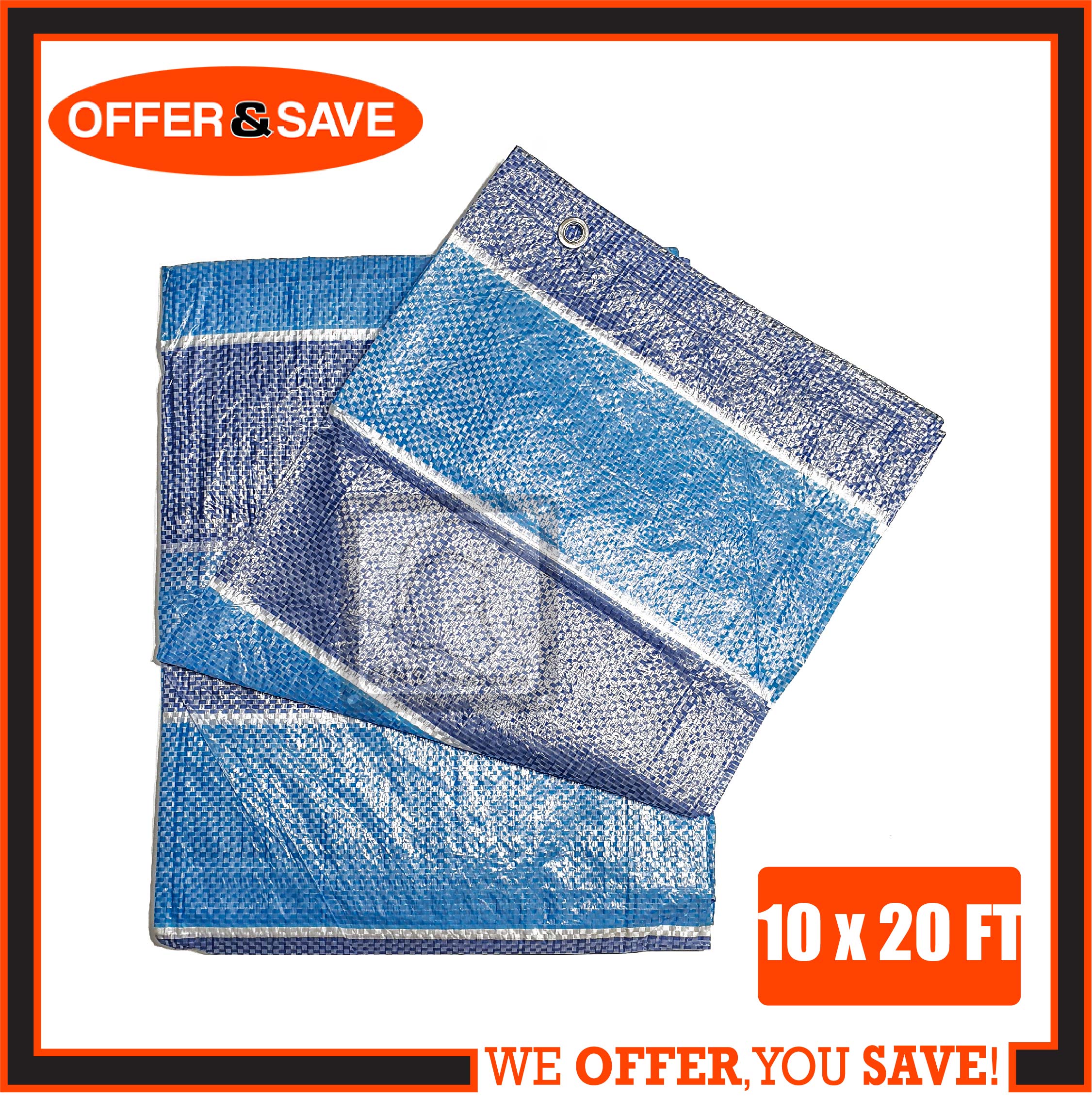 ONS 10ft x 20ft Premium Waterproof Canvas Sheet - KOREA