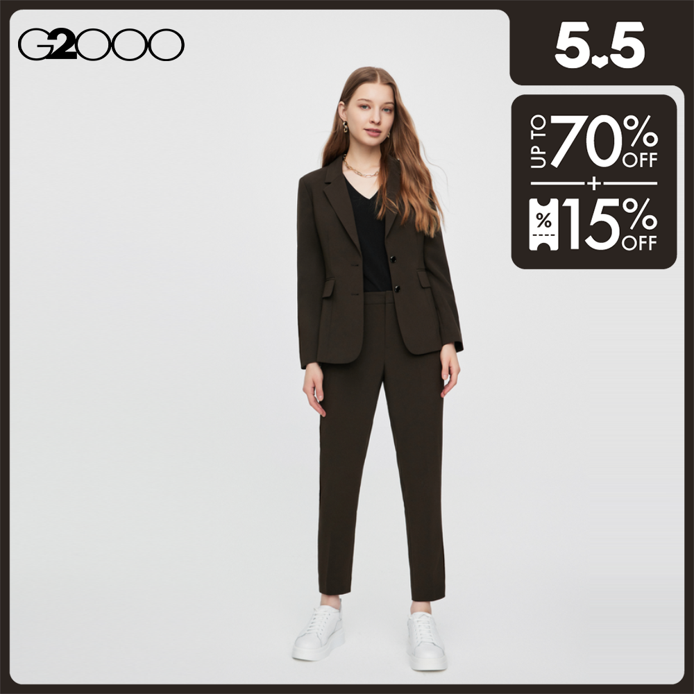 G2000 Women Poly Spandex Crepe Blazer