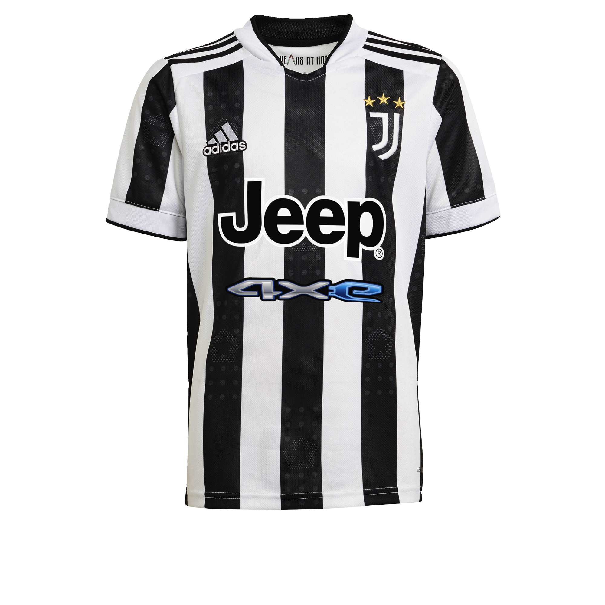adidas Football Juventus 21/22 Home Jersey Kids White GR0604